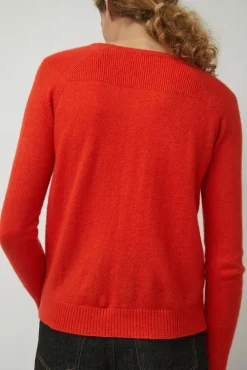 Brighton Pullover in Coral