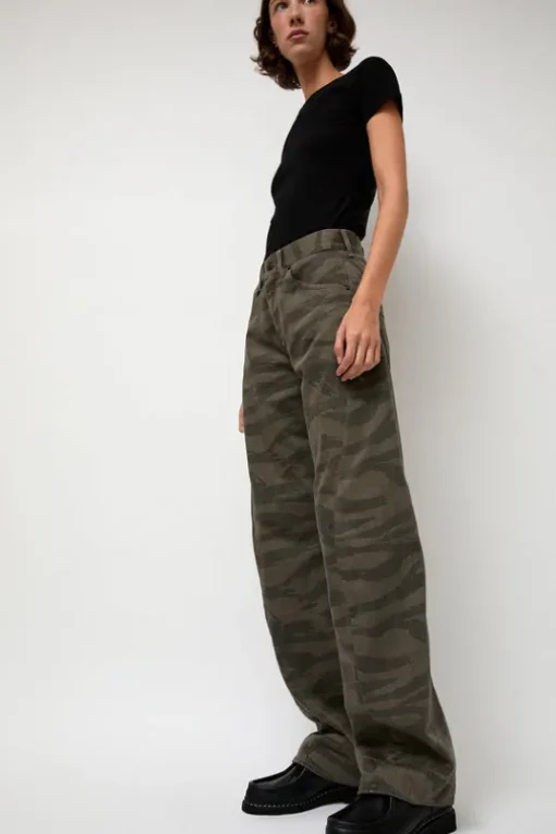 Full Twisted Seam Pant in Bark