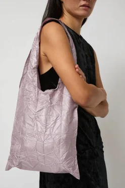 Gelato Wrinkle Fabric Bag in Pink