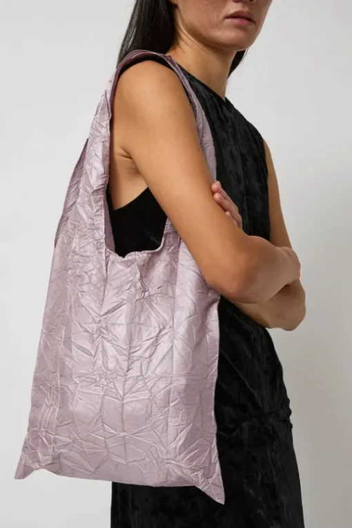 Gelato Wrinkle Fabric Bag in Pink