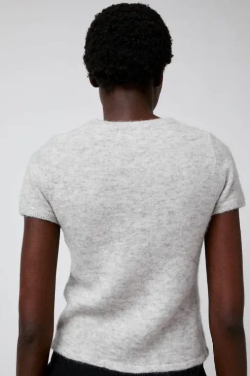 Kotte Alpaca Short Sleeve Knit in Gray
