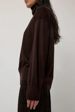 La Base Turtleneck in Brown