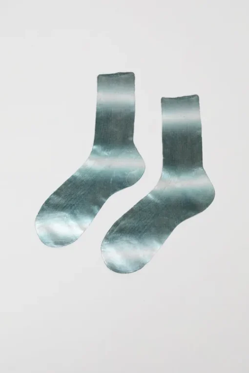 Luce Laminated Socks in Grey