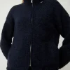 Teddy Jacket in Navy